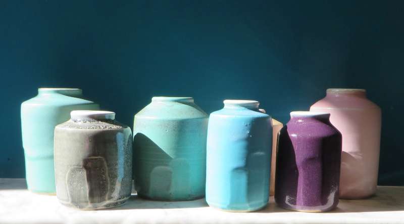 Milk Bottle Vases